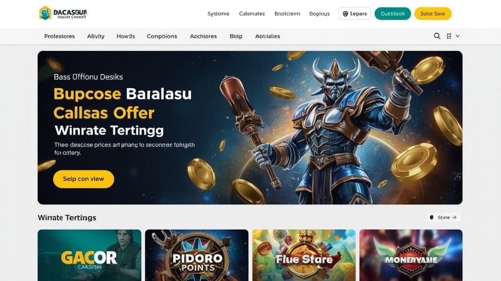 You are currently viewing Daftar Situs Gacor dengan Winrate Tertinggi
